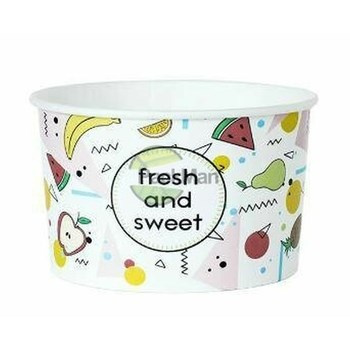 Miska papierowa do lodów 245 ml, 25 sztuk Kram