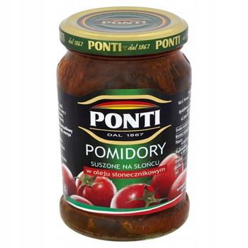 Ponti Pomidory suszone na słońcu w oleju słonecznikowym 280 g