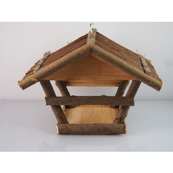 Drewniany Karmnik dla Ptaków
