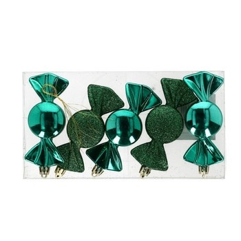 EM&EM Bombka na choinkę cukierek 5 szt zielony