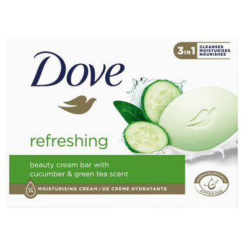 Kremowa Kostka Myjąca Dove Ogórek i zielona herbata 90g