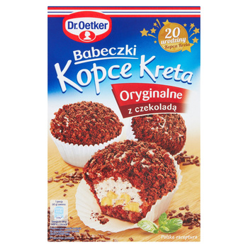 Dr. Oetker Babeczki Kopce Kreta oryginalne z czekoladą 264 g
