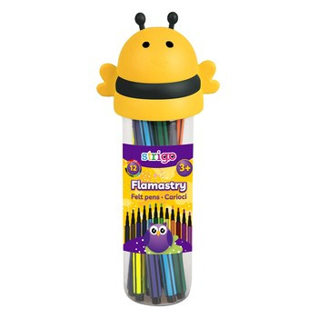 Strigo flamastry Pszczółka 12 kolorów