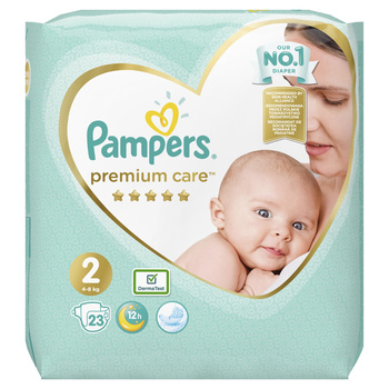 Pampers Premium Care, Rozmiar 2, 23 pieluszki, 4kg-8kg
