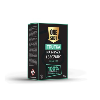 One Shot Trutka na myszy i szczury Granulat 1000 g