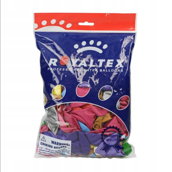 Balony metalizowane 100 szt jasnoróżowe