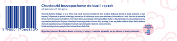 Bambino Chusteczki bezzapachowe do buzi i rączek 57 szt