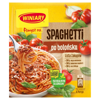 Winiary Pomysł na... Makaron spaghetti po bolońsku 44 g