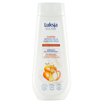 Luksja Silk Care Kremowy żel pod prysznic Olej arganowy imleczko migdałowe 500ml