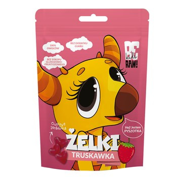Be Raw! Kids Żelki truskawka 35 g