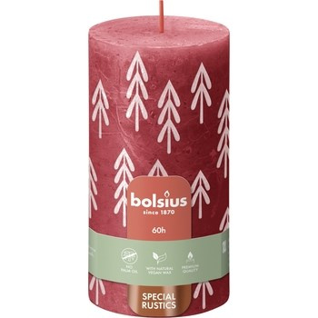 Świeca rustic z nadrukiem 130/68 mm