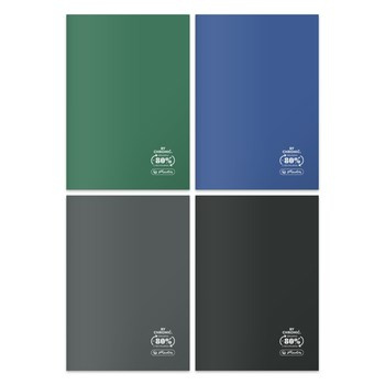 Herlitz zeszyt A4 60 kratka Eco PP ocean dark fsc
