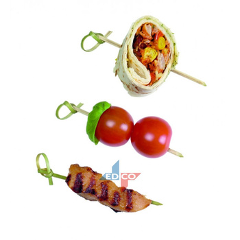 Szpikulce bambusowe do przekąsek 9 cm ; 60 szt.