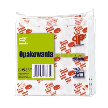 PP Professional Opakowania na hamburgery 250 sztuk
