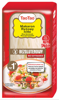 Tao Tao Makaron ryżowy nitki 200 g