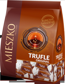 Mieszko Trufle Original Cukierki z rumem w czekoladzie 260 g