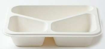 Pojemnik obiadowy do zgrzewu trójdzielny 50szt