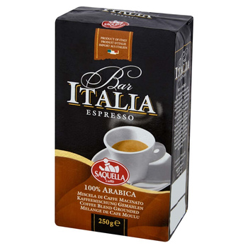 Saquella Bar Italia Espresso 100% Arabica 250 g