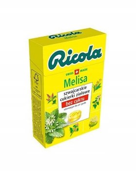 Ricola Szwajcarskie cukierki ziołowe melisa 27,5 g