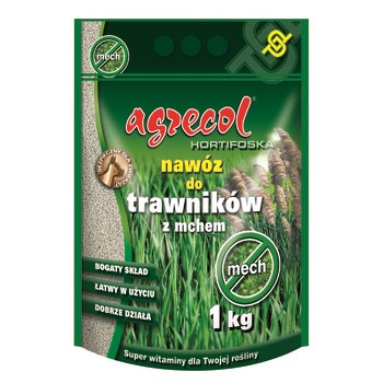 Hortifoska, nawóz do trawników z mchem 1 kg Agrecol
