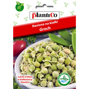 Nasiona na kiełki - Groch 80g Plantico