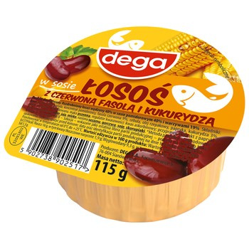DEGA ŁOSOŚ Z FASOL.KUKUR.115G