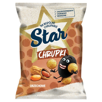 Star Oczaki Chrupki kukurydziane orzechowe 125 g