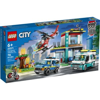Klocki LEGO City Police 60371 Parking dla pojazdów uprzywilejowanych