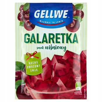 Gellwegalaretka smak wiśniowy 72g