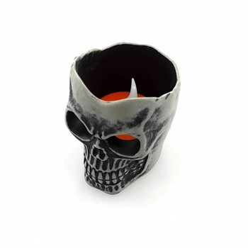 Świeczka LED w kształcie czaszki