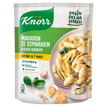 Knorr Makaron ze szpinakiem w sosie serowym 160 g