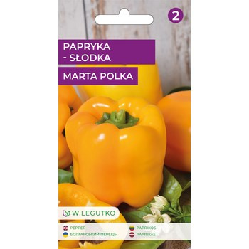 Papryka Capsicum annuum Marta Polka żółte 0.30g Legutko