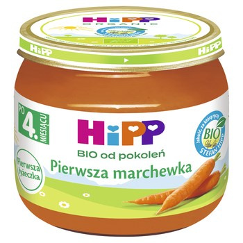 HiPP BIO Pierwsza marchewka po 4 miesiącu 80g