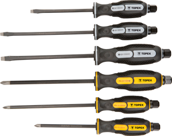 Wkrętaki do pobijania, zestaw 6 szt