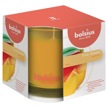 Bolsius Świeca zapachowa w szkle 95/95 True Scents Mango