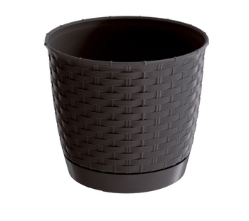 Doniczka Prosperplast Ratolla śr 16,5 cm umbra