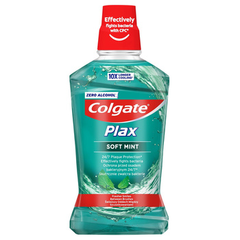 Colgate Plax Soft Mint Płyn do płukania jamy ustnej 500 ml