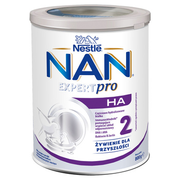 NAN EXPERTPRO HA 2mleko następne w proszku dla niemowląt powyżej 6 miesiąca 800g