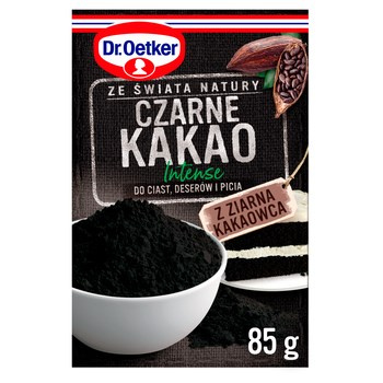 Dr. Oetker Ze świata natury Intense Czarne kakao 85 g
