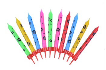 Świeczki urodzinowe - kwiaty