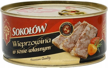 Wieprzowina w sosie własnym premium 300g Sokołów
