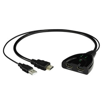 Przełącznik HDMI 2x1 Hama