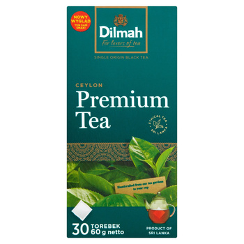 Dilmah Ceylon Premium Tea Klasyczna czarna herbata 60 g (30 x 2 g)