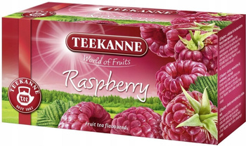 Teekanne Świat Owoców Aromatyzowana herbatka owocowa malina 50 g (20 x 2,5 g)