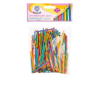 Patyczki drewniane kolorowe 50x2x2mm Astra Creativo - 500 sztuk