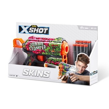 X-Shot Wyrzutnia SKINS FLUX (8 Strzałek) Wyrzutnia wzór A