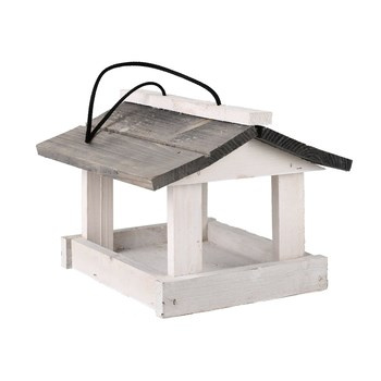 Karmnik drewniany, biały TIN TOURS