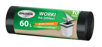 Grosik Worki na śmieci 60 l 10 szt