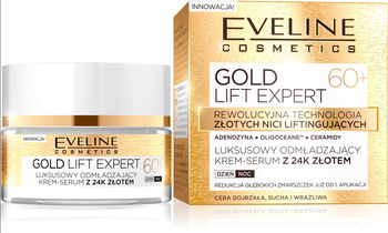 GOLD LIFT EXPERT Luksusowy odmładzający krem-serum z 24k złotem 60+