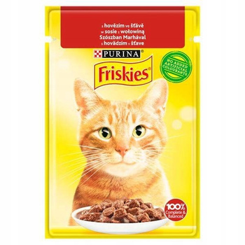 FRISKIES Wołowina 85g